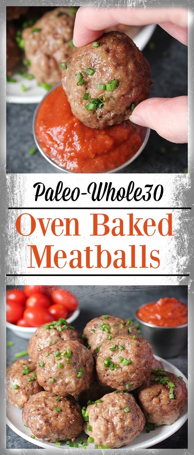 Easy Oven Baked Paleo Meatballs - Jay's Baking Me Crazy